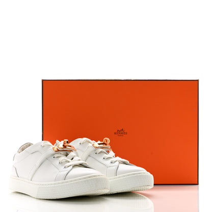 Hermes Calfskin Day Sneakers 36 White 11 of 11