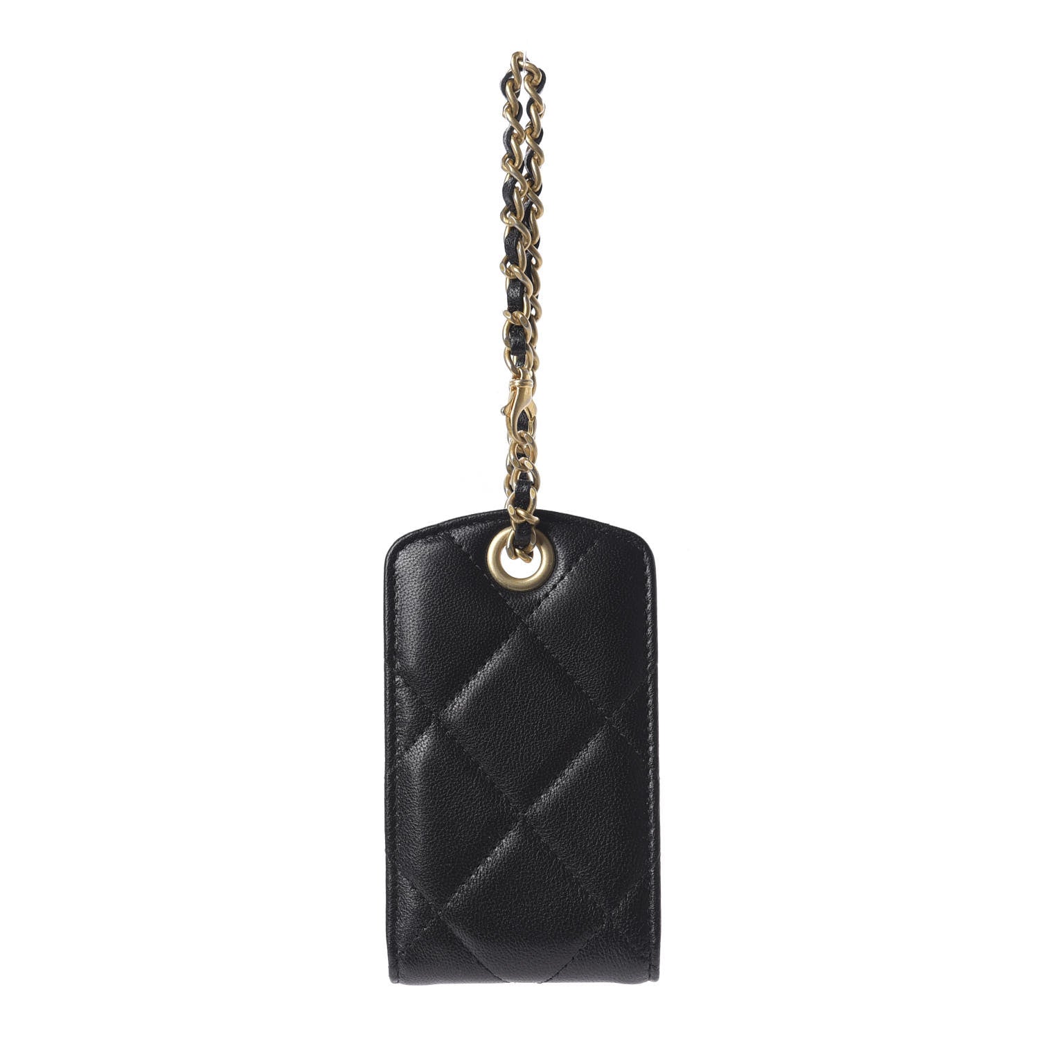 Chanel Lambskin Quilted 19 Luggage Tag Black 2 of 6