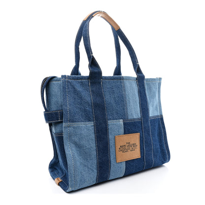 Marc Jacobs Denim Canvas Large The Tote Bag Blue 3 of 14