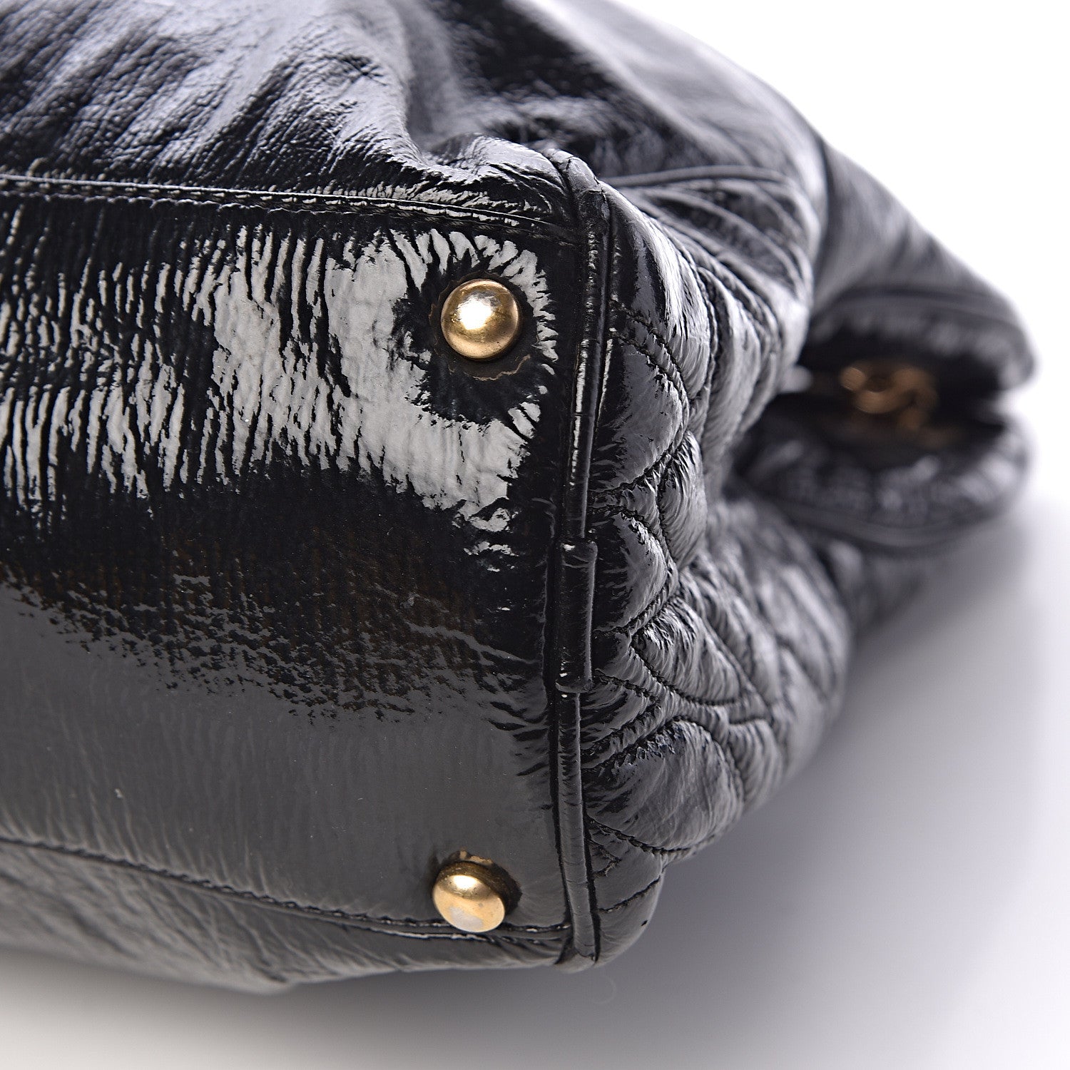 Chanel Vinyl Rodeo Tote Black 9 of 10