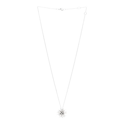 David Yurman 18K White Gold Diamond Small Supernova Pendant Necklace 3 of 4