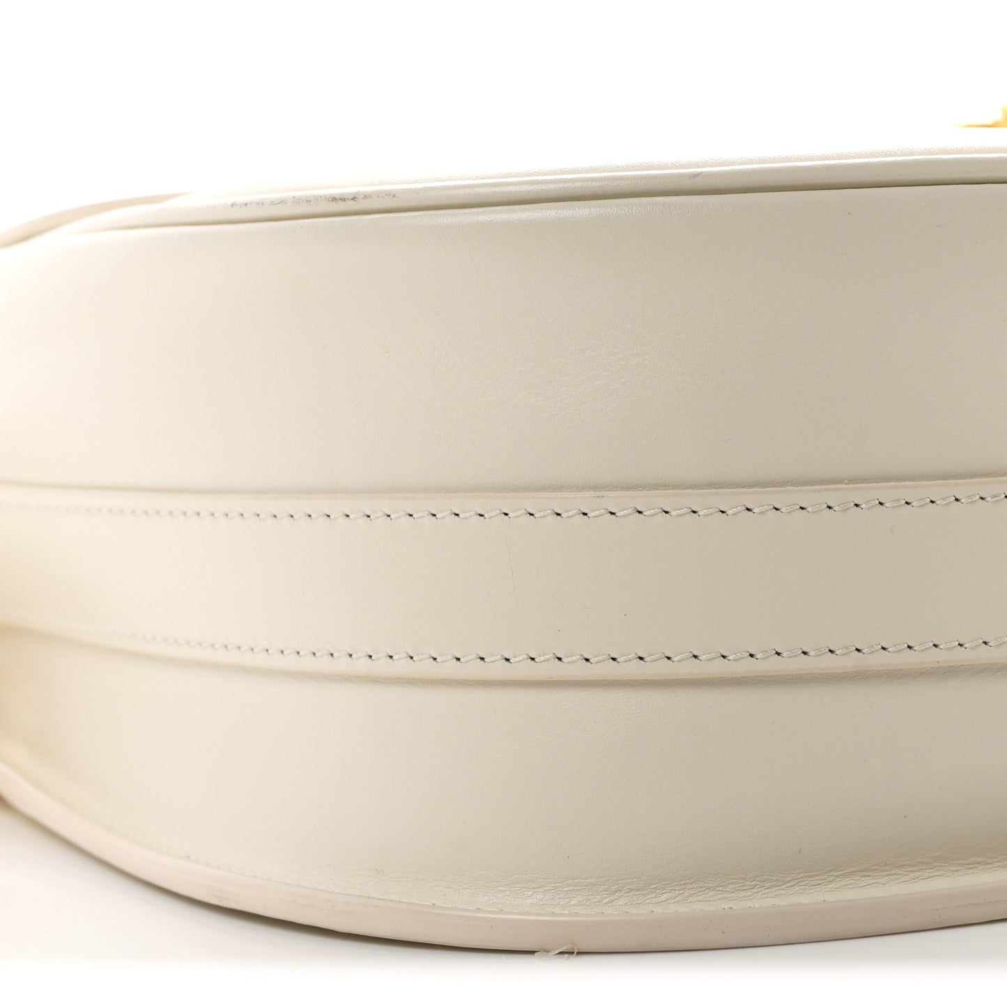 Box Calfskin Large Bobby Flap White