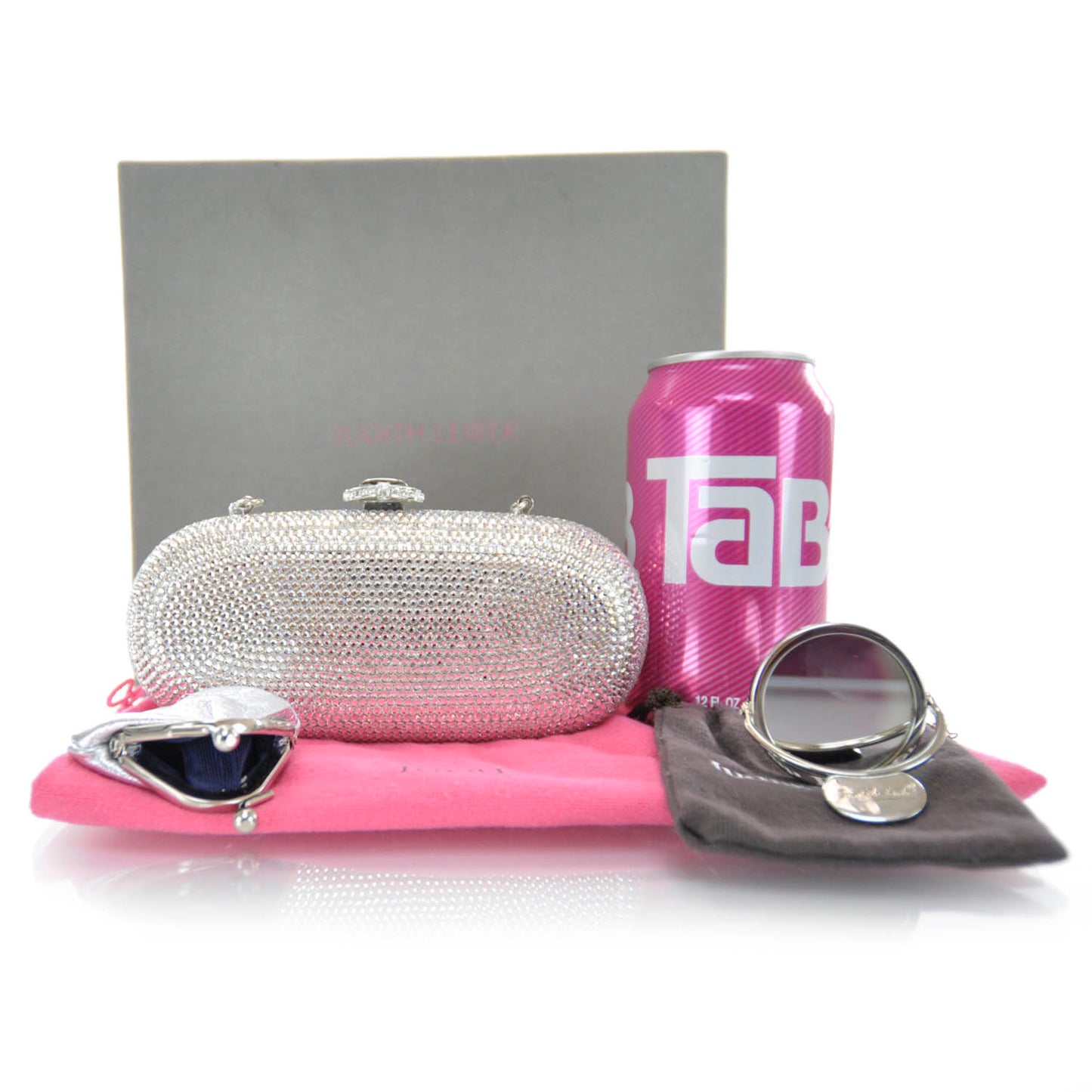 Crystal Minaudiere Clutch