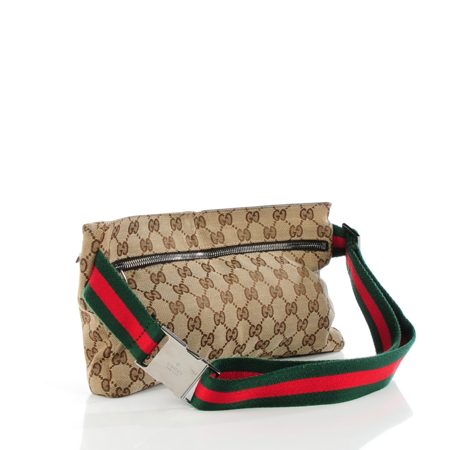Gucci Monogram Web Belt Bag Dark Brown 3 of 9