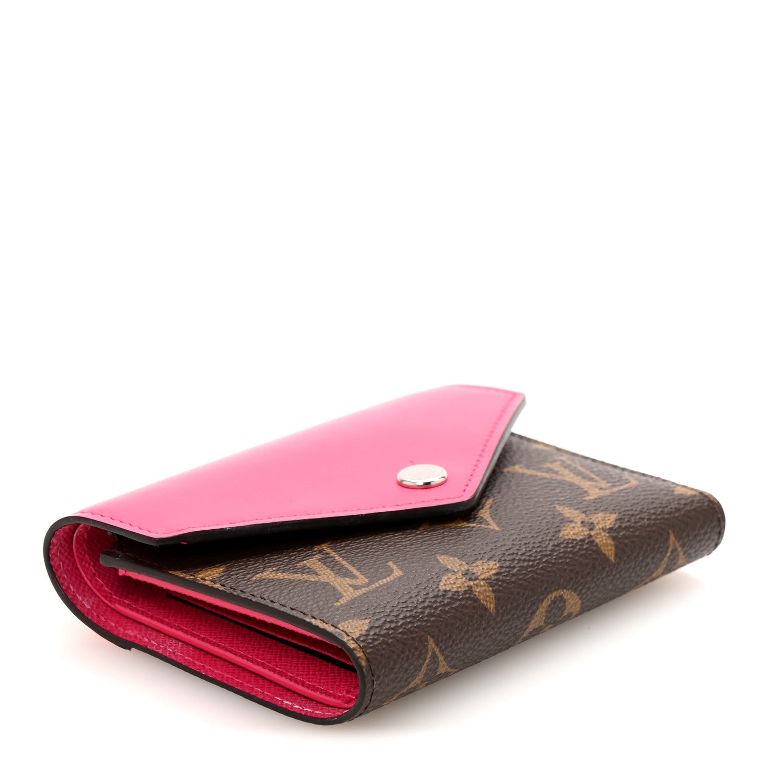 Louis Vuitton Monogram Victorine Wallet Fuchsia Brown 4 of 10