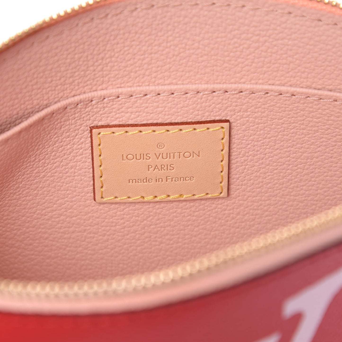 Monogram Giant Cosmetic Pouch Rouge