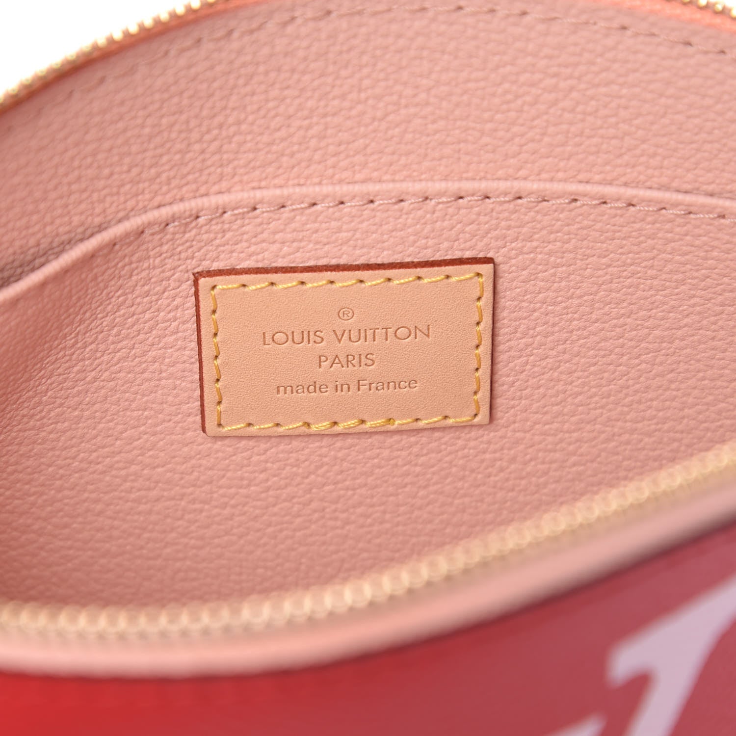 Louis Vuitton Monogram Giant Cosmetic Pouch Rouge 6 of 8