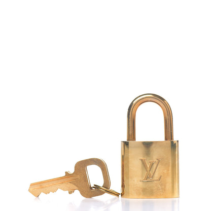 Louis Vuitton Brass Lock and Key Set #440 2 of 2