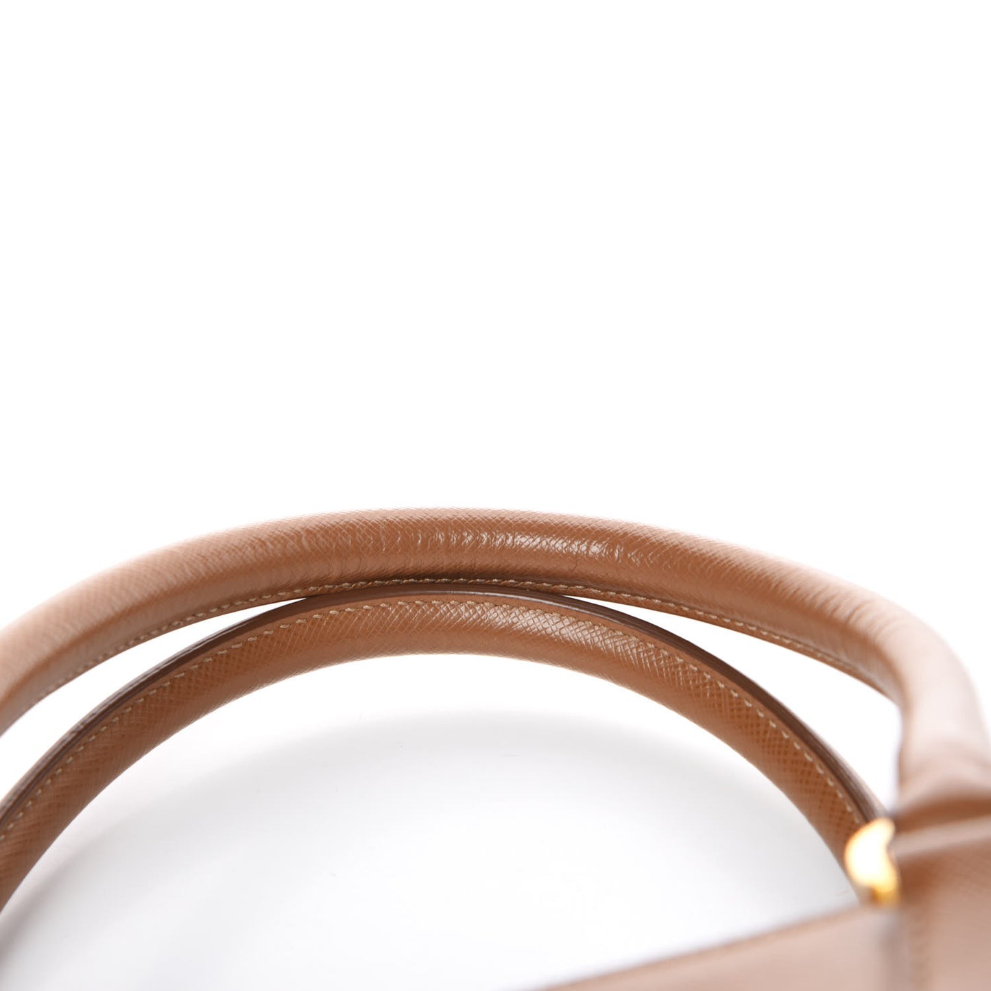 Saffiano Lux Medium Tote Caramel