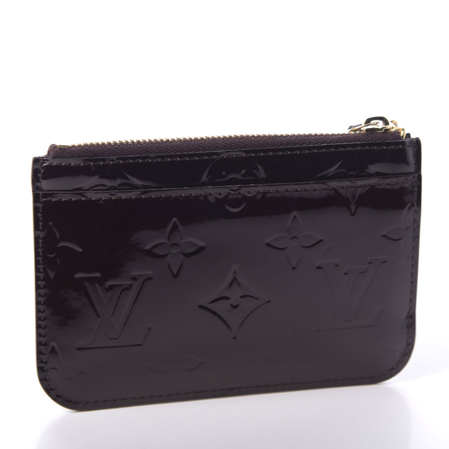 Louis Vuitton Vernis Key Pouch Amarante 3 of 7