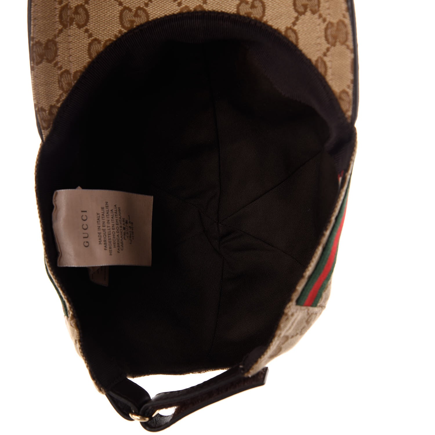 Gucci Monogram Web Baseball Hat M Beige Cocoa 4 of 6