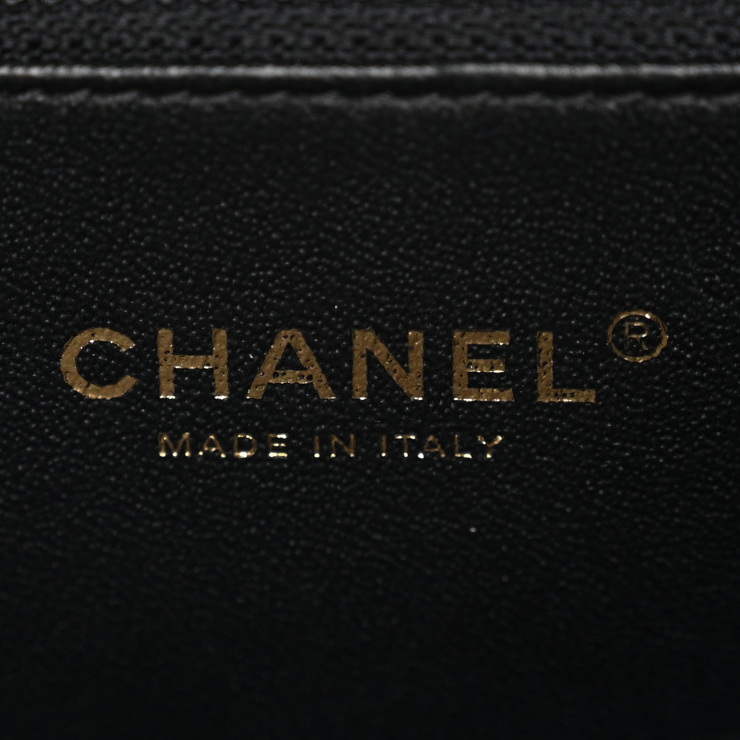 Chanel Caviar Quilted Medium CC Filigree Vanity Case Navy Black 6 of 11