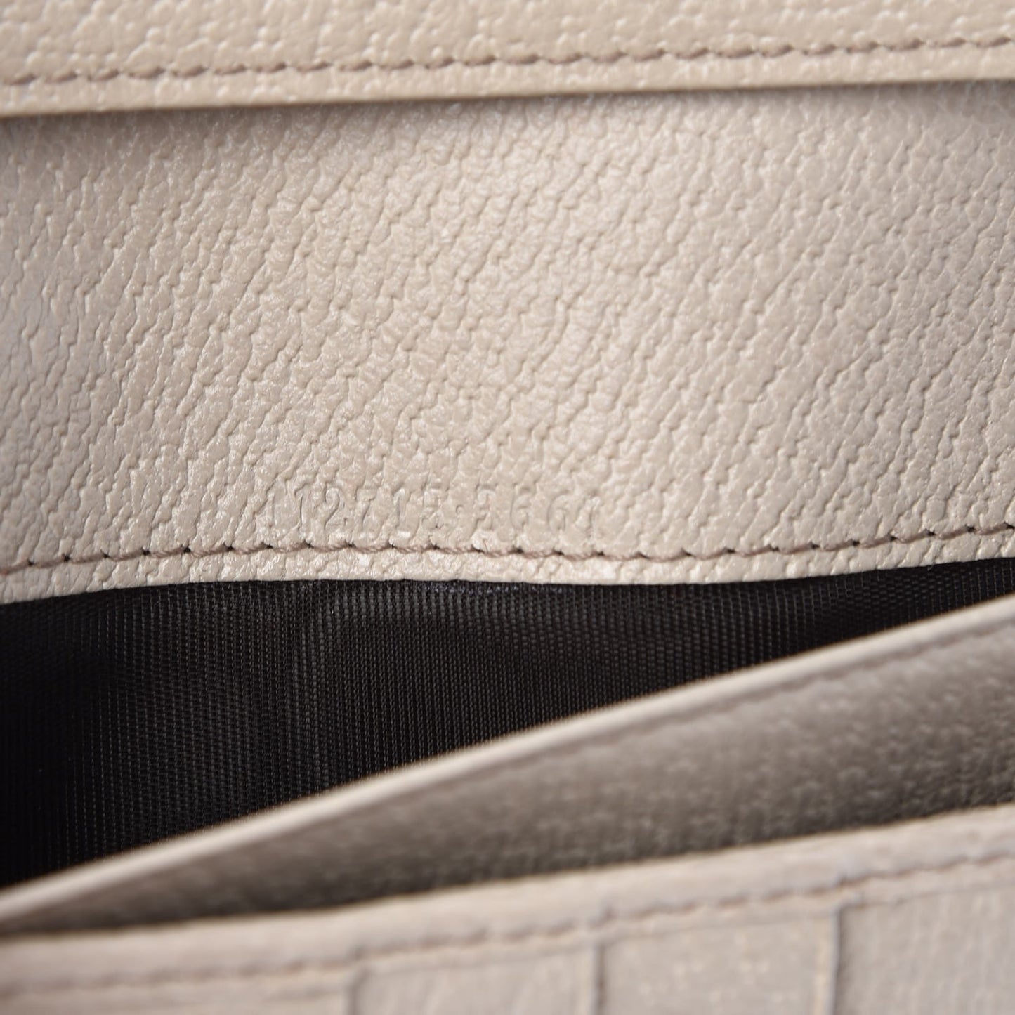 Monogram Metal Bar Continental Flap Wallet Off White