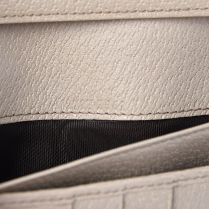 Gucci Monogram Metal Bar Continental Flap Wallet Off White 7 of 8