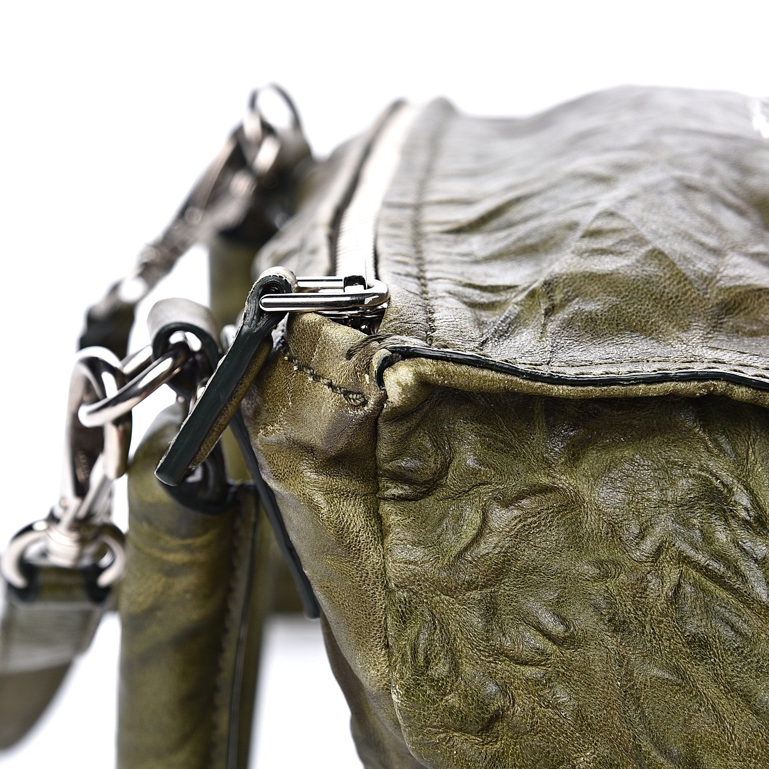 Givenchy Tumbled Sheepskin Small Pandora Khaki 13 of 17