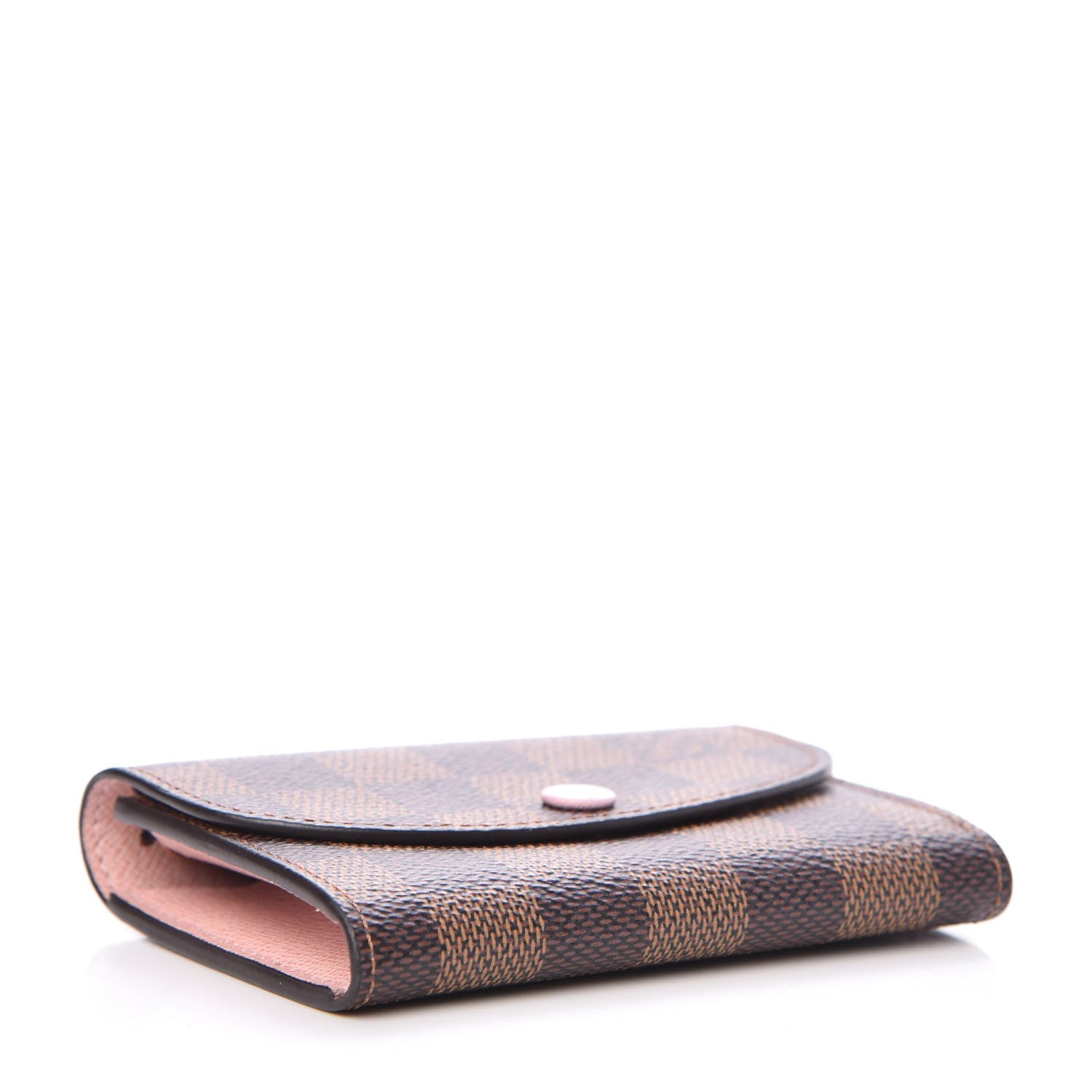 Louis Vuitton Damier Ebene Rosalie Coin Purse Rose Ballerine 4 of 7