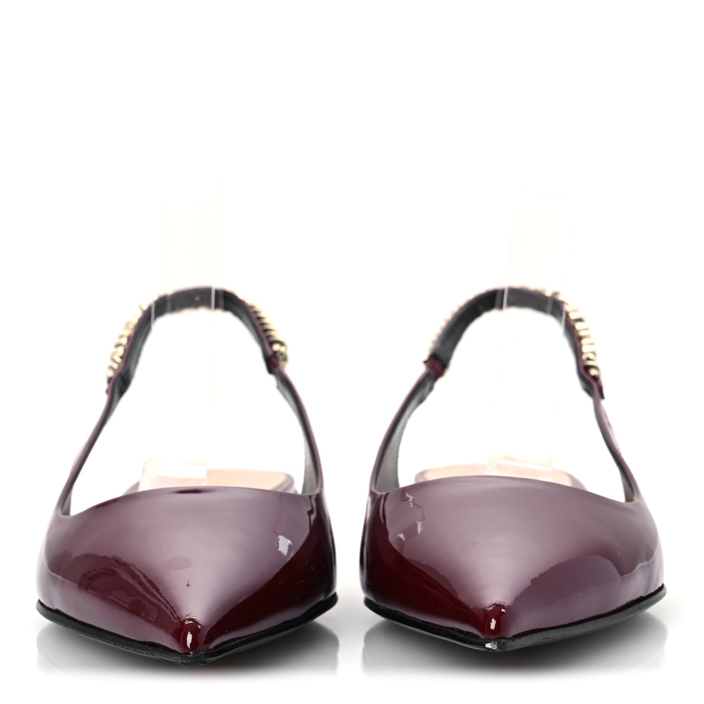 Patent Signoria Ballet Slingback Ballet Flat 38 Rosso Ancora
