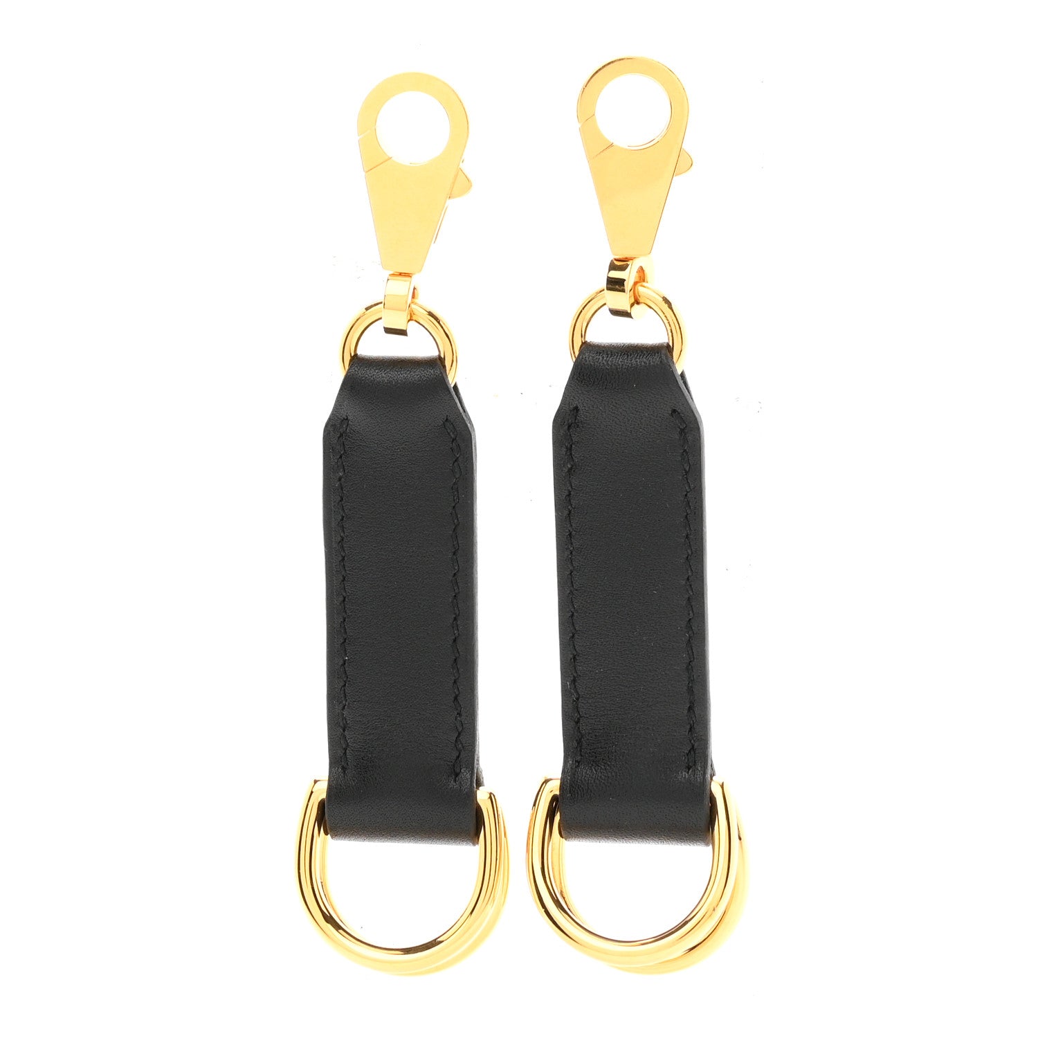 Hermes Swift Attache Soie Strap Extender Black 1 of 3