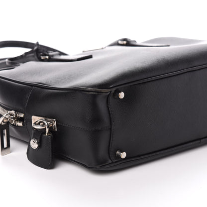 Prada Saffiano Lux Bowler Black 8 of 10