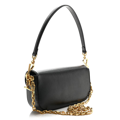 Gucci Azalea Calfskin Small Horsebit 1955 Chain Shoulder Bag Black 3 of 11