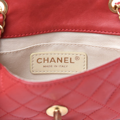 Chanel Lambskin Quilted Extra Mini Cruise Charm Flap Red 6 of 12