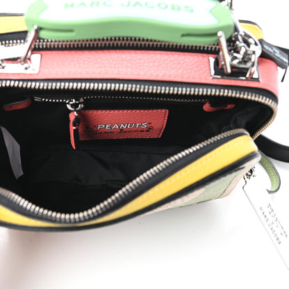 Marc Jacobs X Peanuts Calfskin The Box 20 Crossbody Yellow Multicolor 5 of 9
