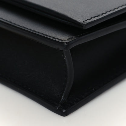 Saint Laurent Smooth Calfskin Classic Monogram Kate Tassel Chain Wallet Black 8 of 8