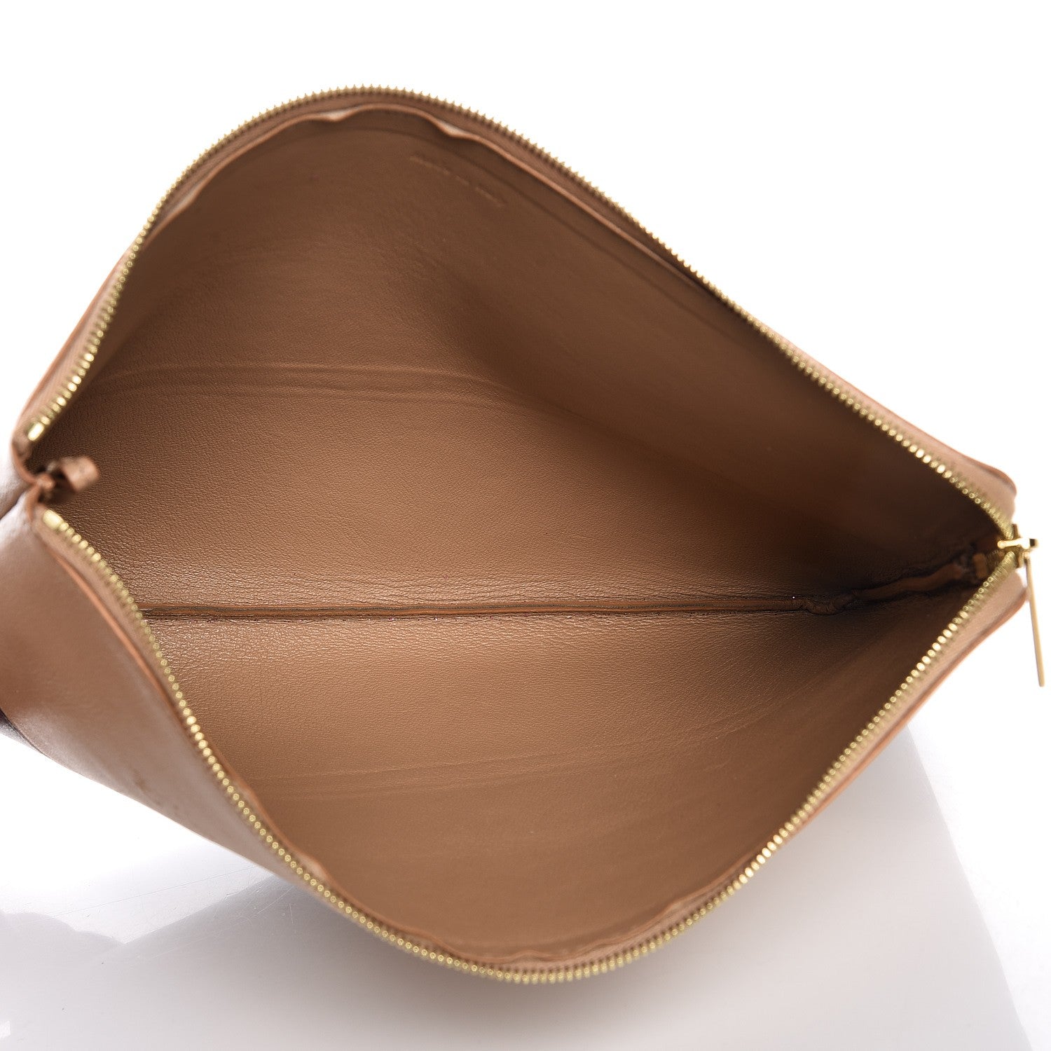 Celine Lambskin Bi-Color Solo Clutch Pouch Nude 8 of 8