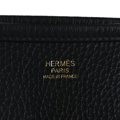 Hermes Taurillon Clemence Evelyne III PM Black 6 of 9