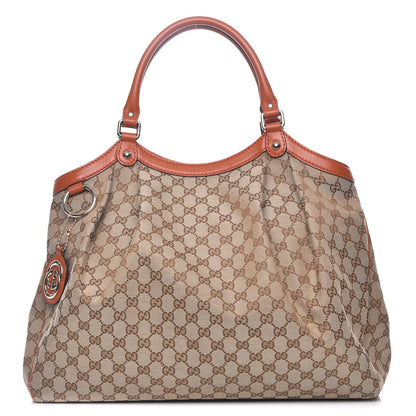 Gucci Monogram Large Sukey Tote Orange 1 of 7