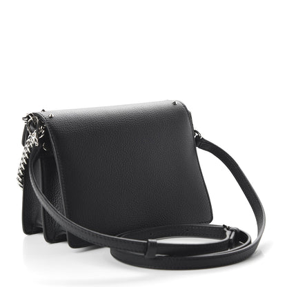 MCM Calfskin Studded Mini Patricia Crossbody Black 3 of 10