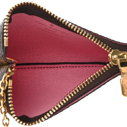 Louis Vuitton Monogram 2022 Christmas Animation Paris Key Pouch Pink 5 of 8