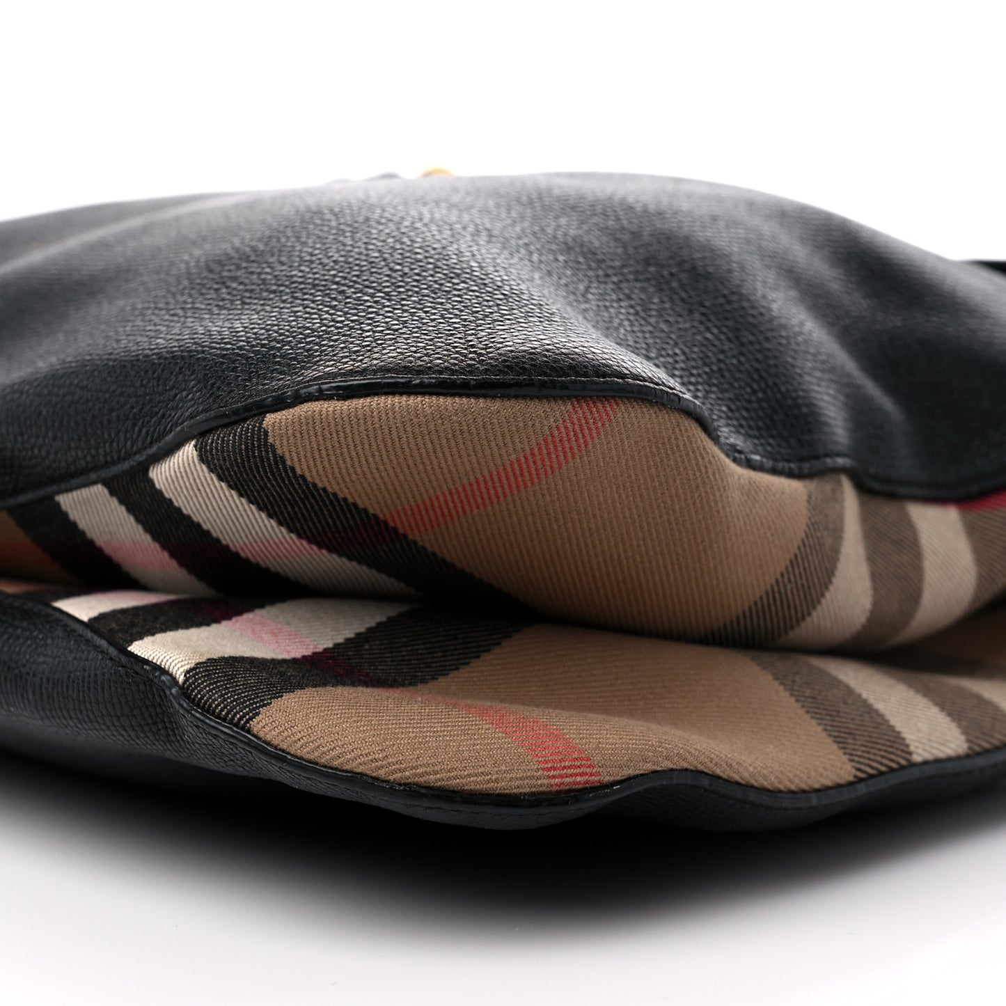 Derby Calfskin House Check Cornwall Hobo Black