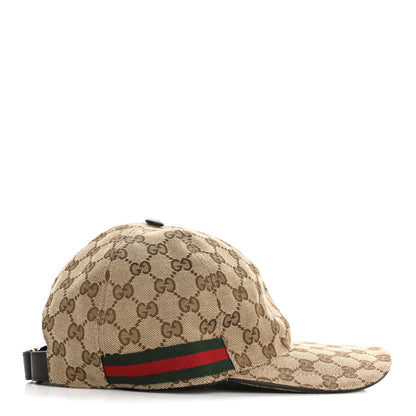 Gucci Monogram Web Baseball Hat S Beige Cocoa 5 of 13