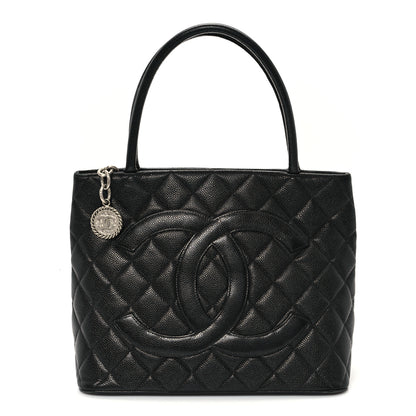 Chanel Caviar Quilted Medallion Tote Black 1 of 11