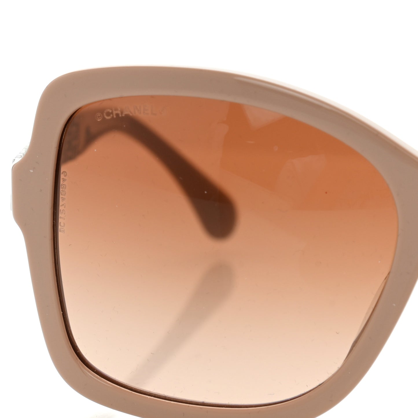 Square Winter Sunglasses 5383 Beige
