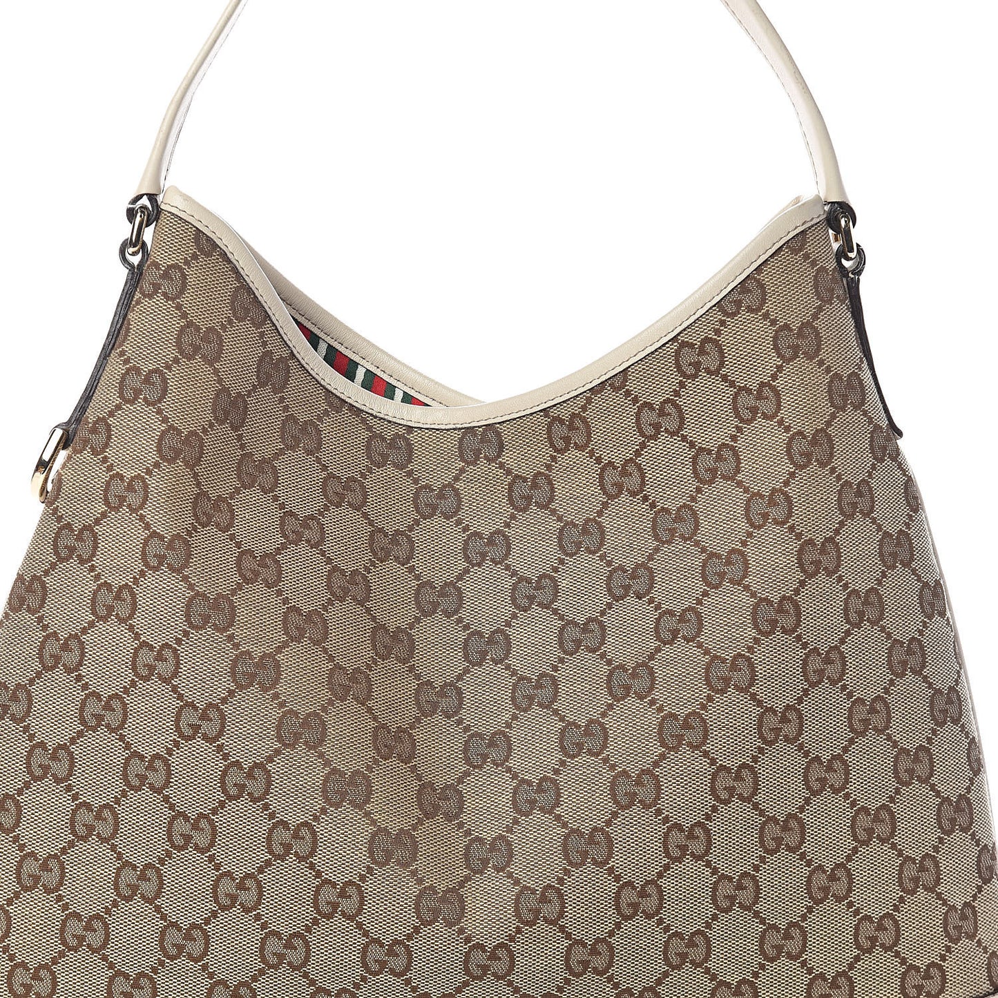 Monogram Medium New Britt Hobo Off White