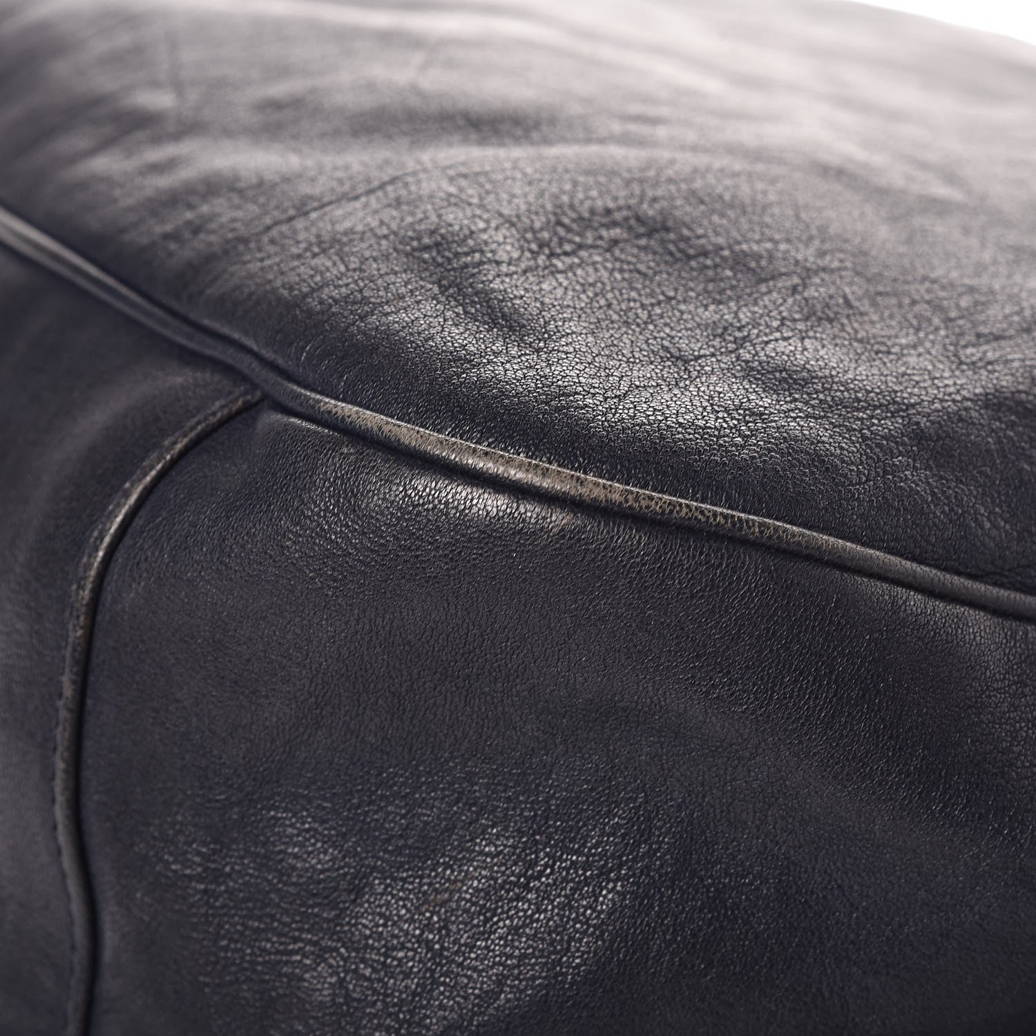 Saint Laurent Goatskin Large Roady Hobo Navy 10 of 11