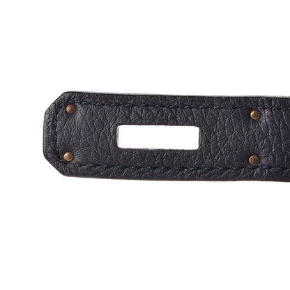 Hermes Togo Birkin 30 Bleu Nuit 30 of 35
