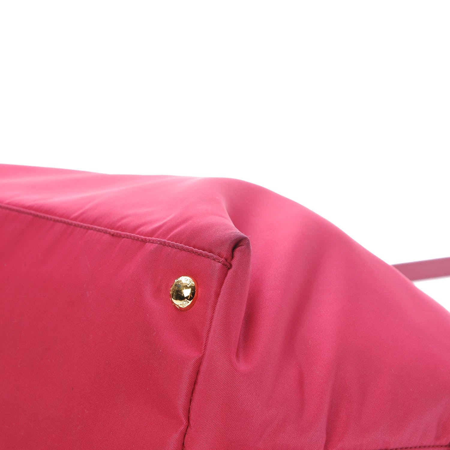 Prada Saffiano Tessuto Nylon Tote Ibisco 9 of 11
