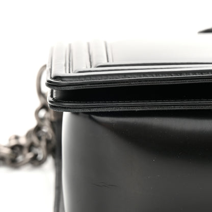 Chanel Glazed Calfskin Medium Boy Flap Black 15 of 17