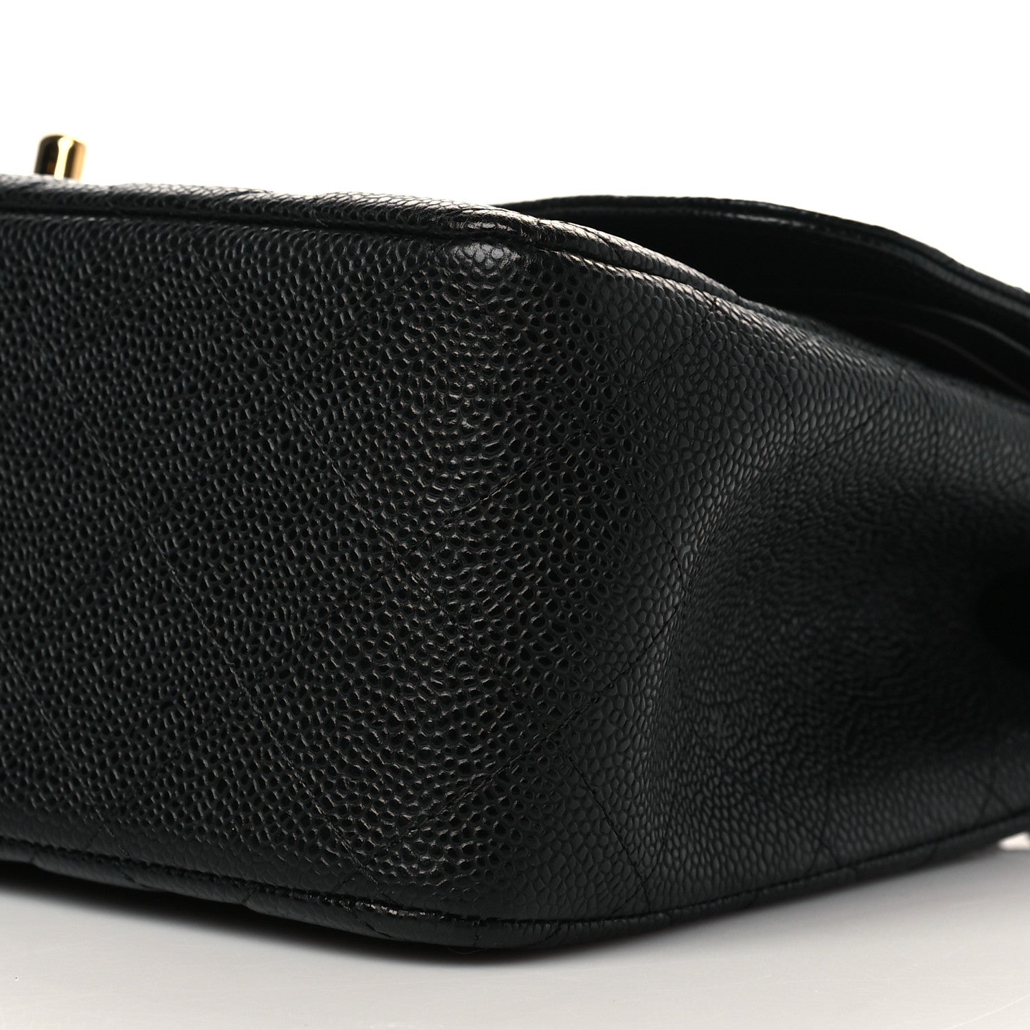 Chanel Caviar Quilted Jumbo Double Flap Black 9 of 10