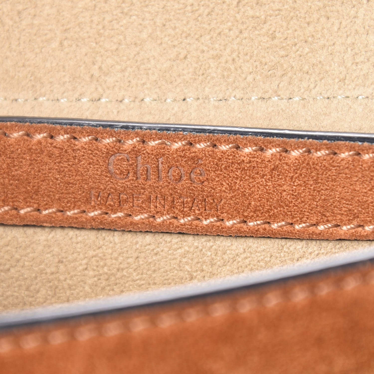 Chloe Suede Braided Small Hudson Shoulder Bag Caramel 8 of 12