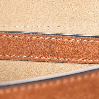 Chloe Suede Braided Small Hudson Shoulder Bag Caramel 8 of 12