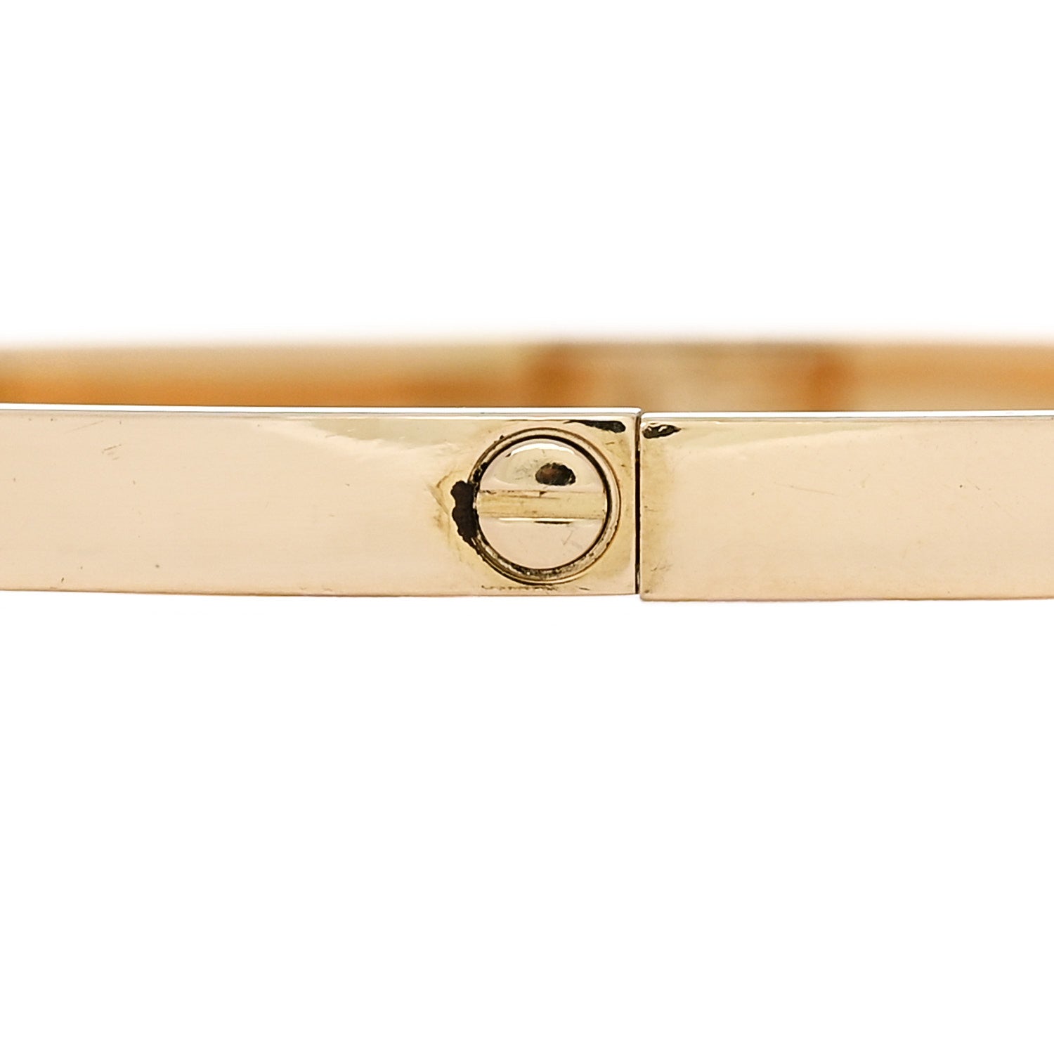 Cartier 18K Yellow Gold Small LOVE Bracelet 17 3 of 7