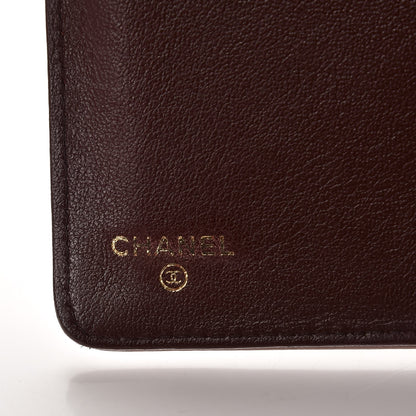 Chanel Sheepskin Quilted Mademoiselle Vintage Yen Wallet Pink 6 of 13
