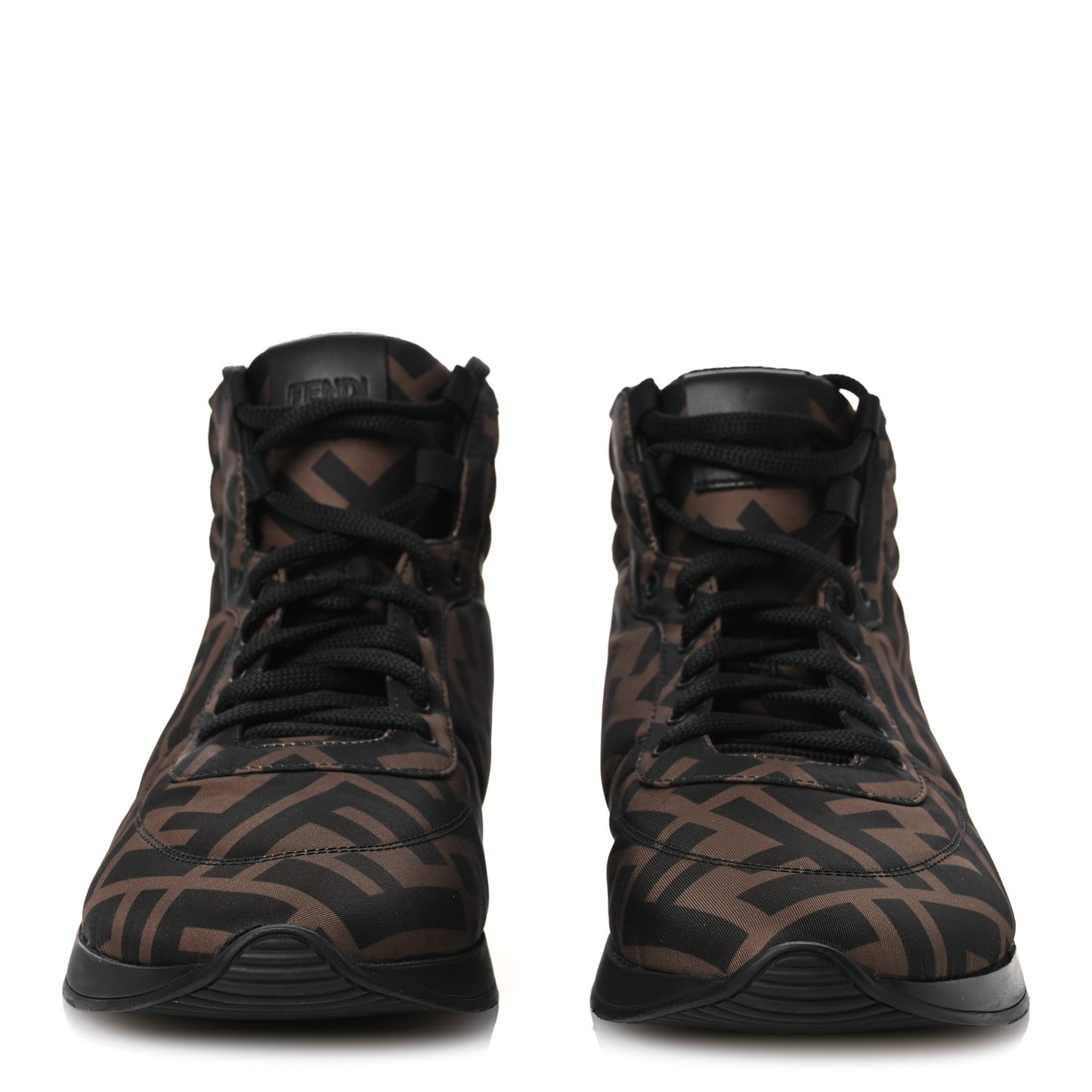 Nylon FF Reloaded High Top Sneakers 41 Tobacco Black