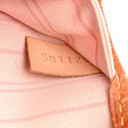 Louis Vuitton Damier Azur Neo Neverfull MM Rose Ballerine 10 of 15