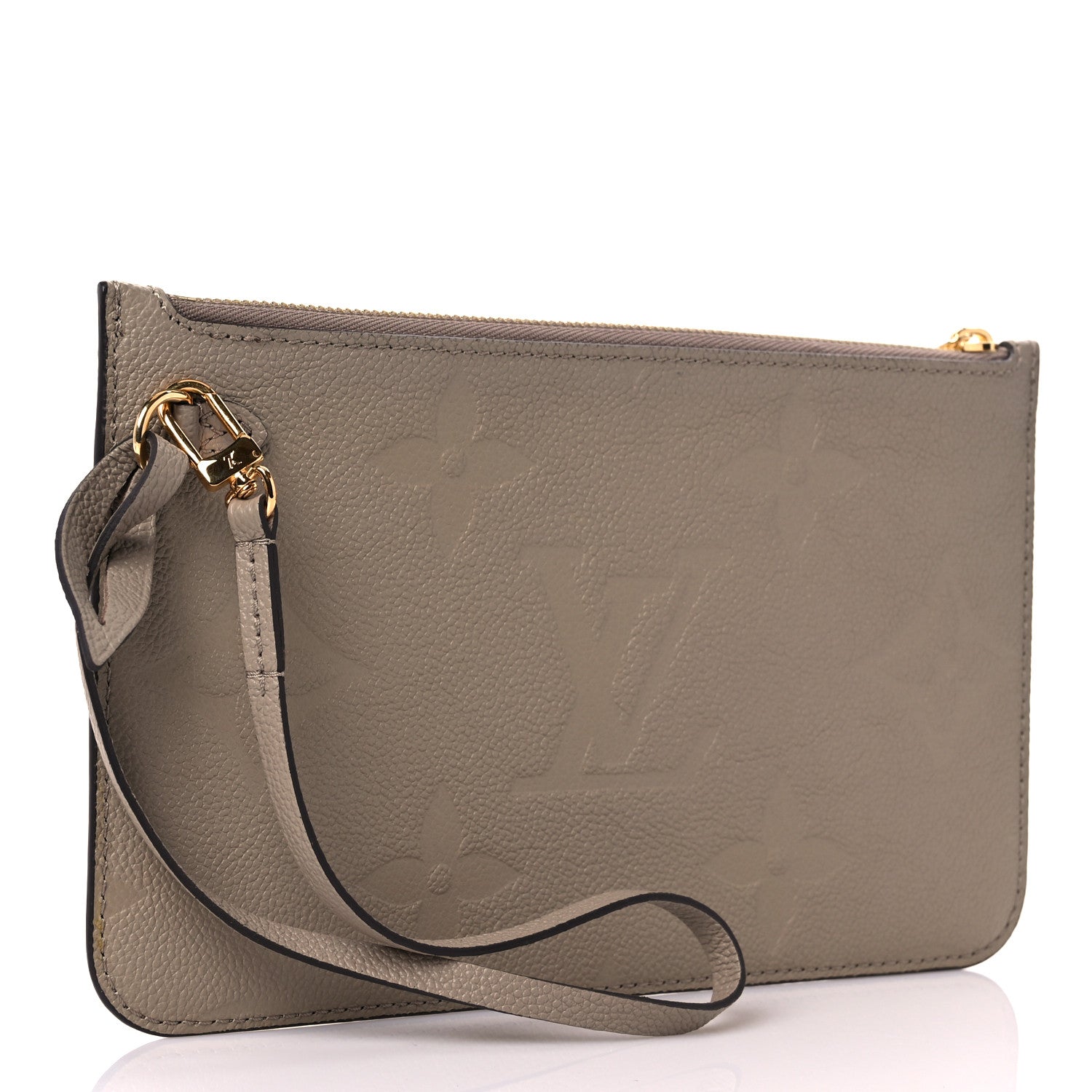 Louis Vuitton Empreinte Monogram Giant Neverfull MM Pochette Tourterelle 3 of 7