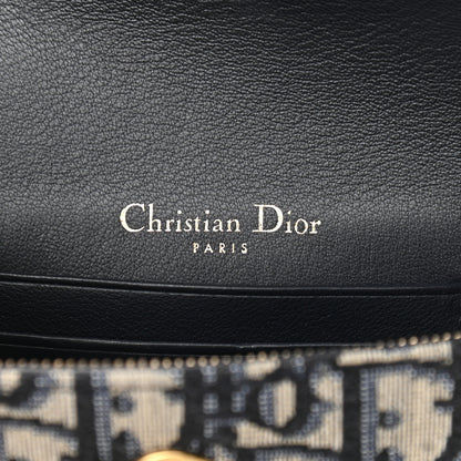 Christian Dior Oblique Saddle Belt Bag Blue 5 of 8
